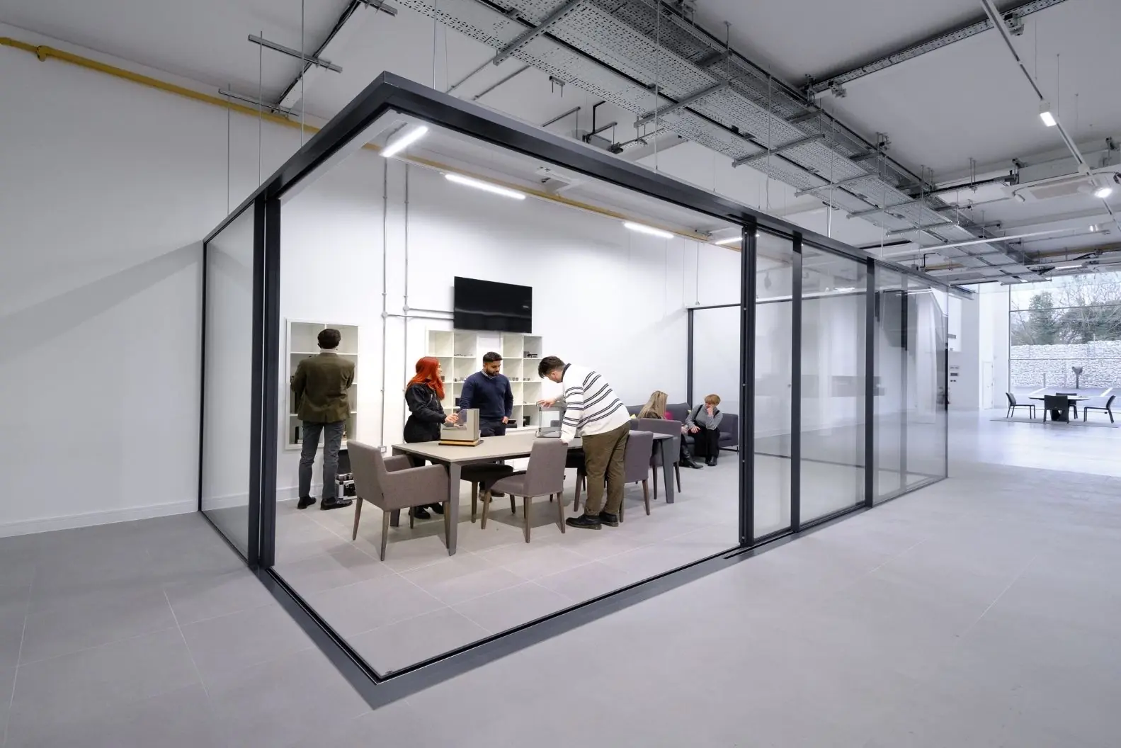 New minimal windows Box at Sky House Design Centre - minimal windows